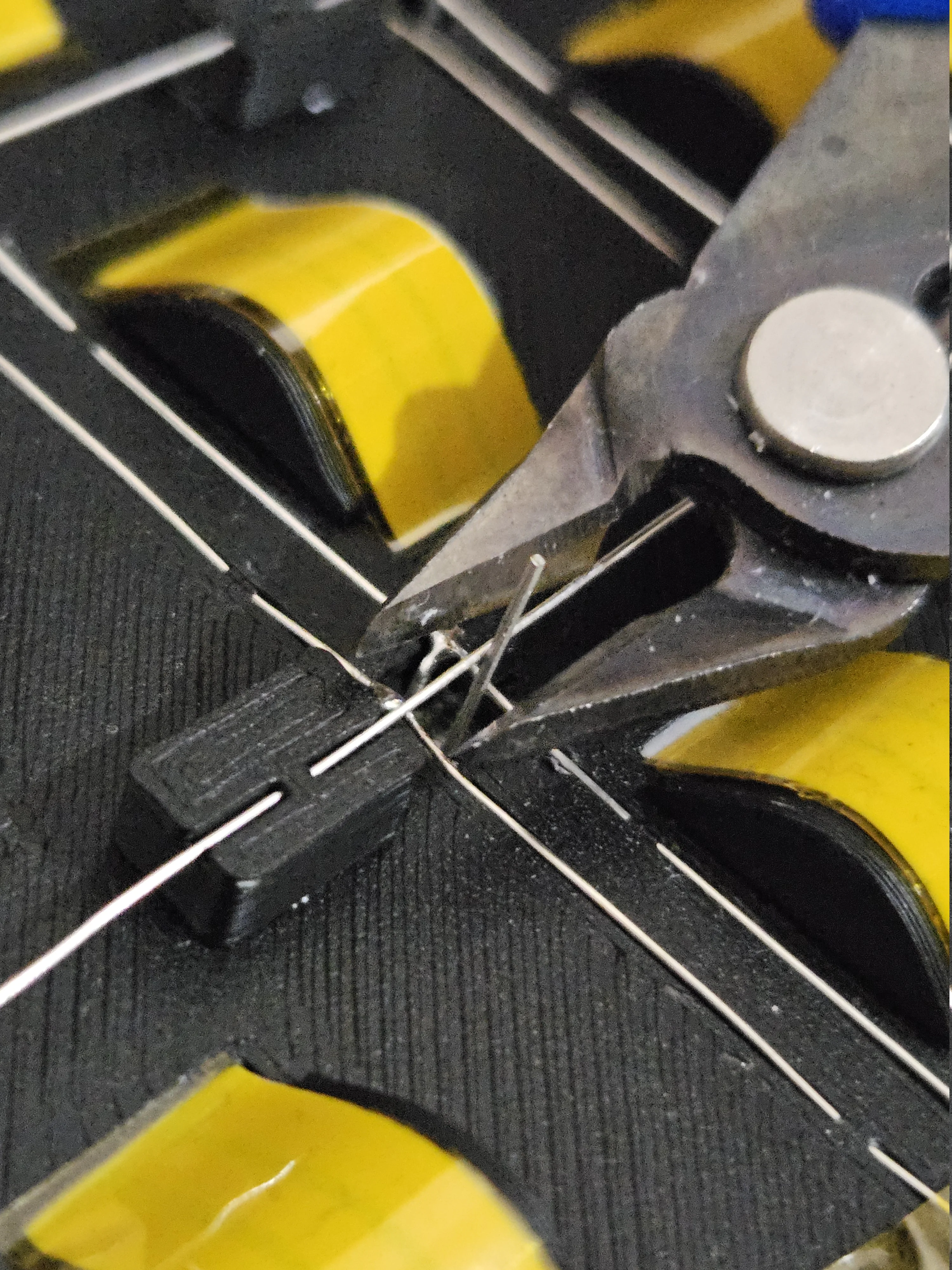Cutting extra pin length