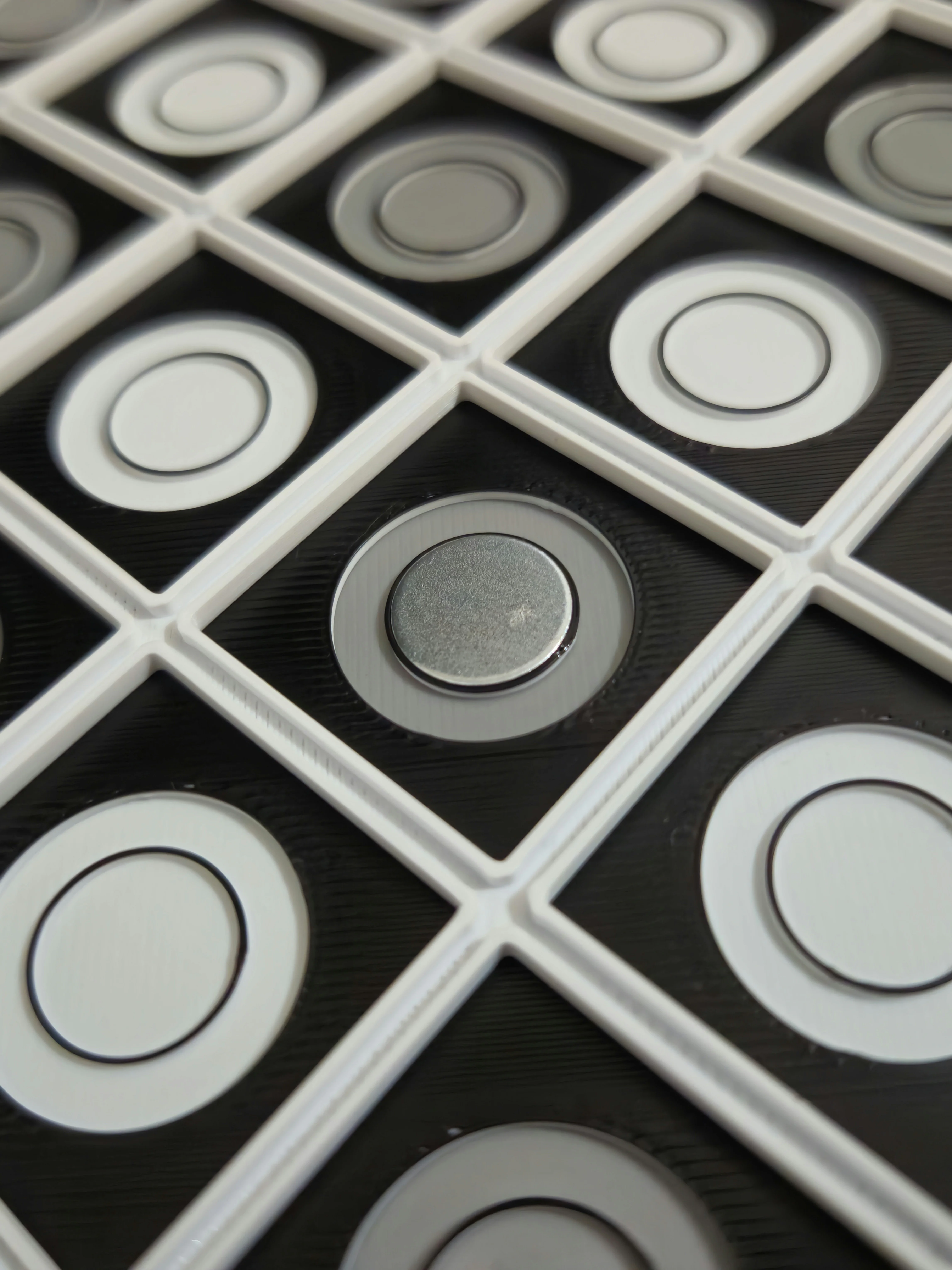 Iron disc glued