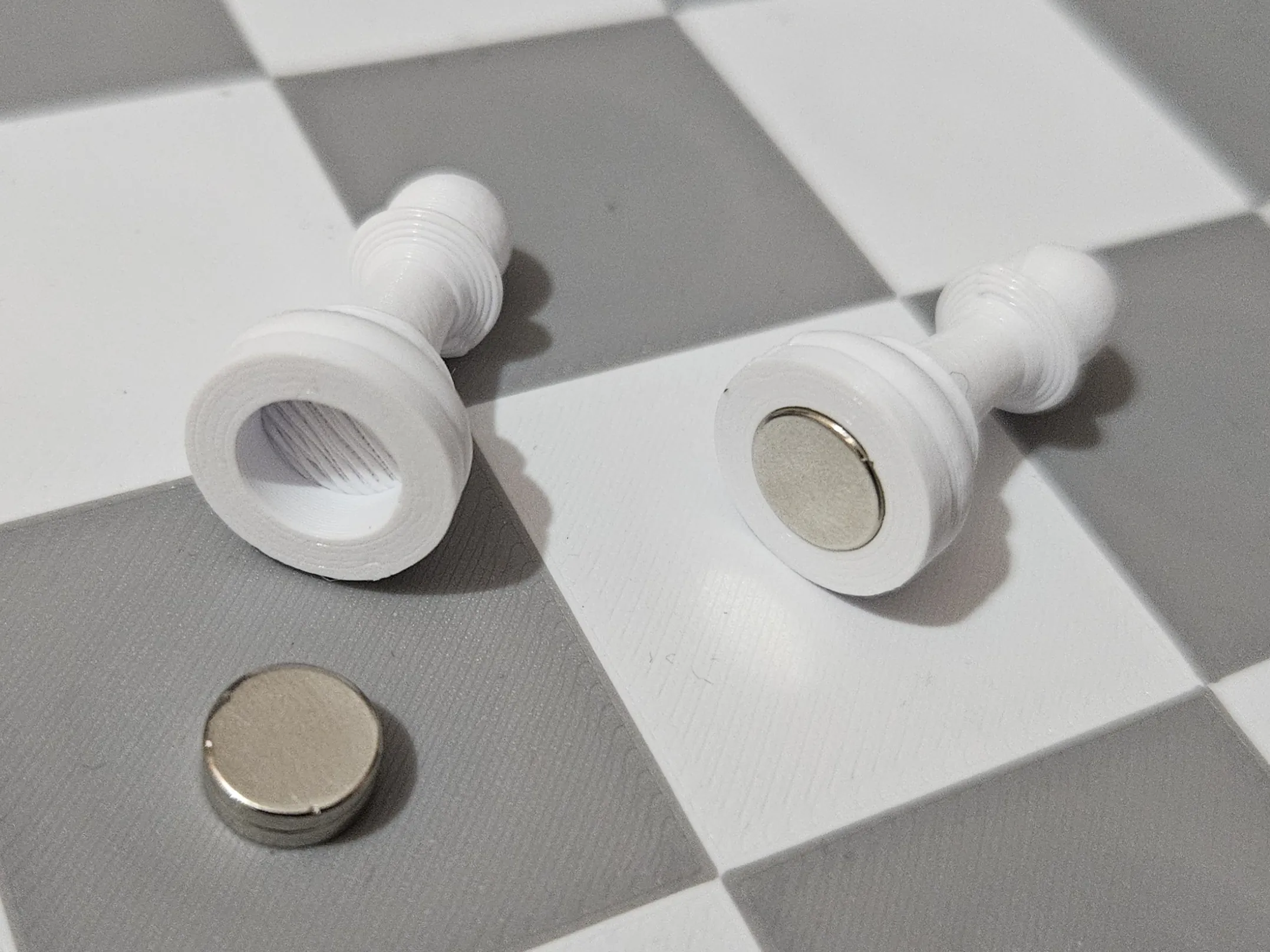 Gluing magnets