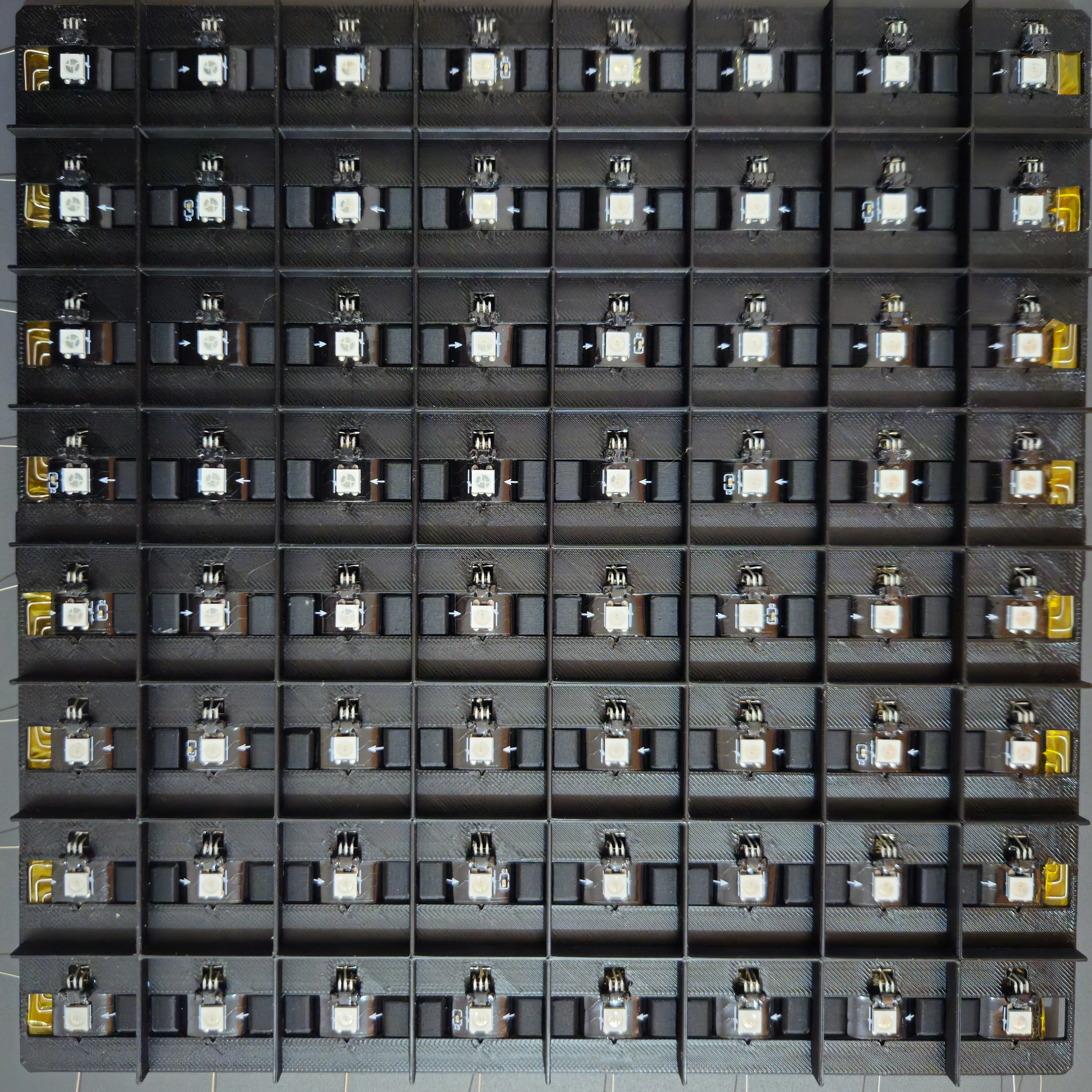 Plastic PCB done - front