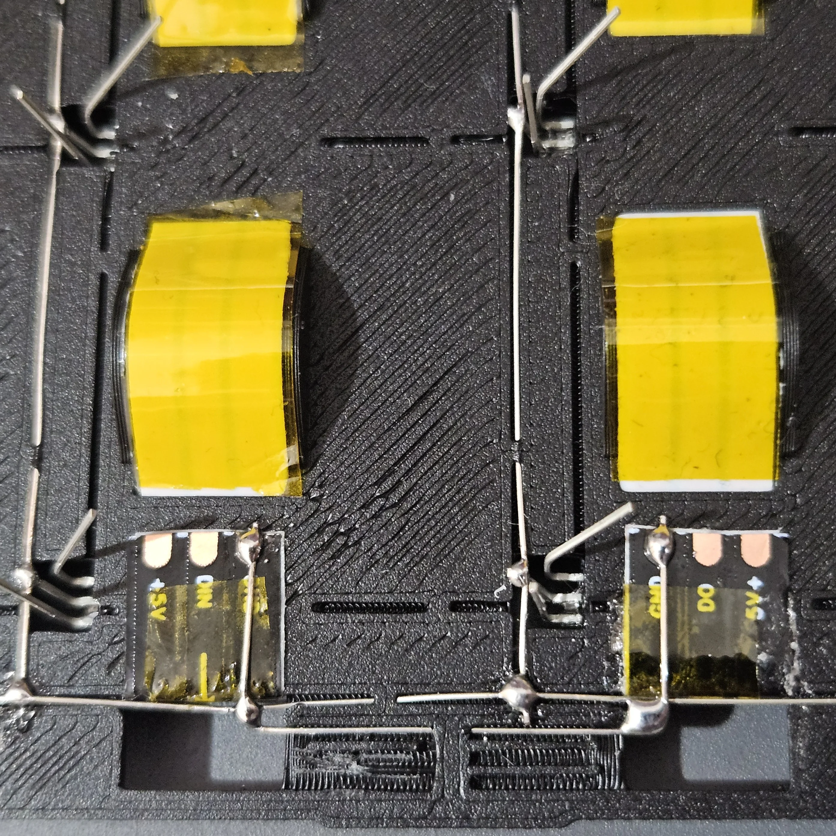 Soldering LED strip GND